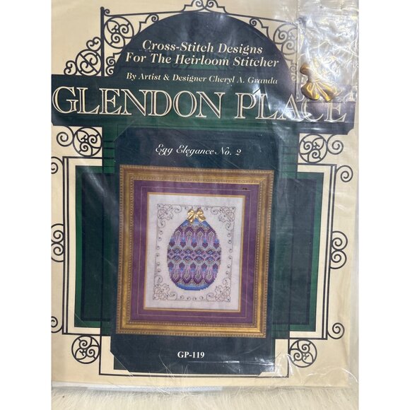 Glendon Place‎ Cross-Stitch Kit Egg Elegance No.2 By Cheryl A. Granda - Picture 1 of 3